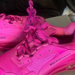 Pink Balenciaga Shoes